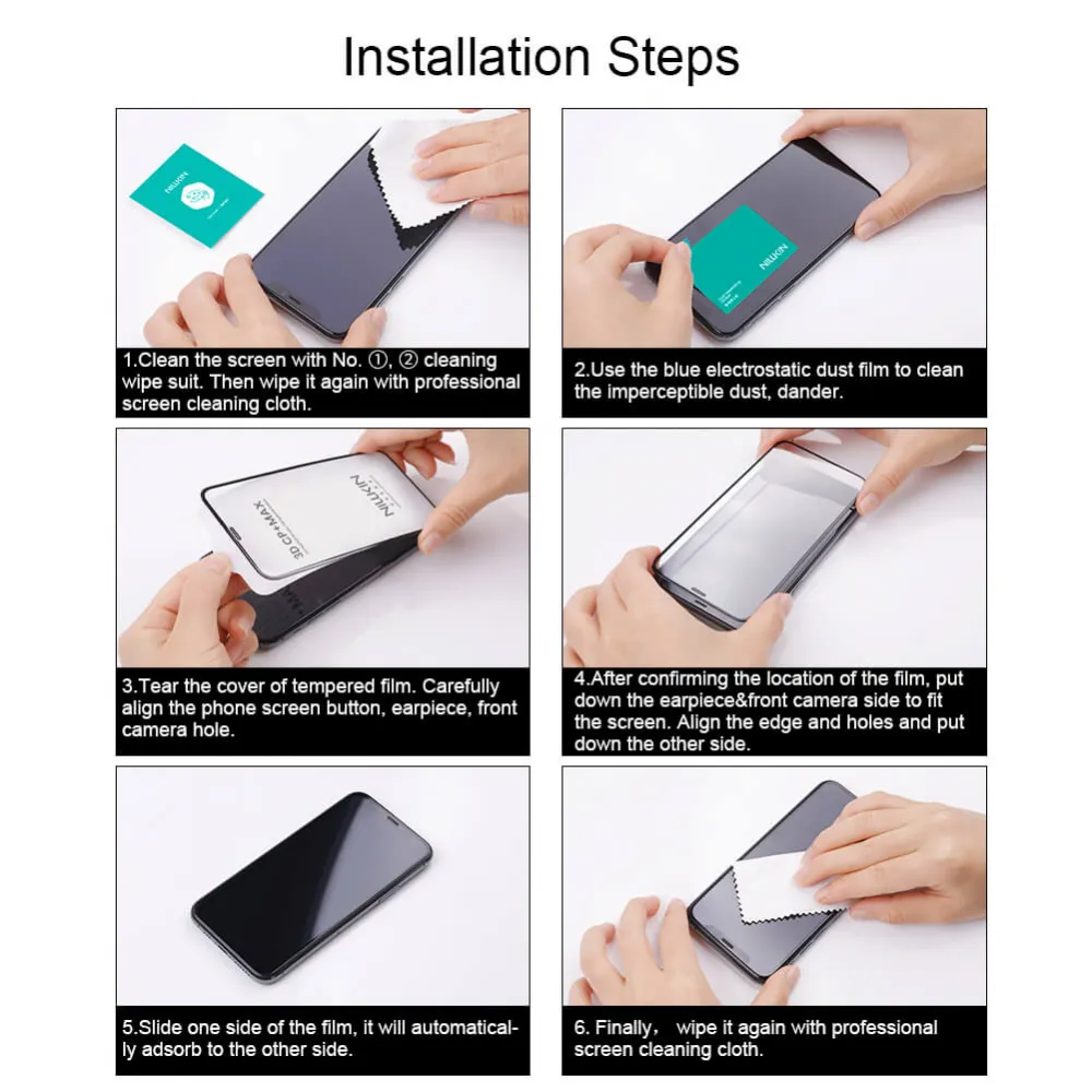 Zastitno staklo Zastitno staklo Nillkin 3D CP+Max za iPhone 16 6.1 crni