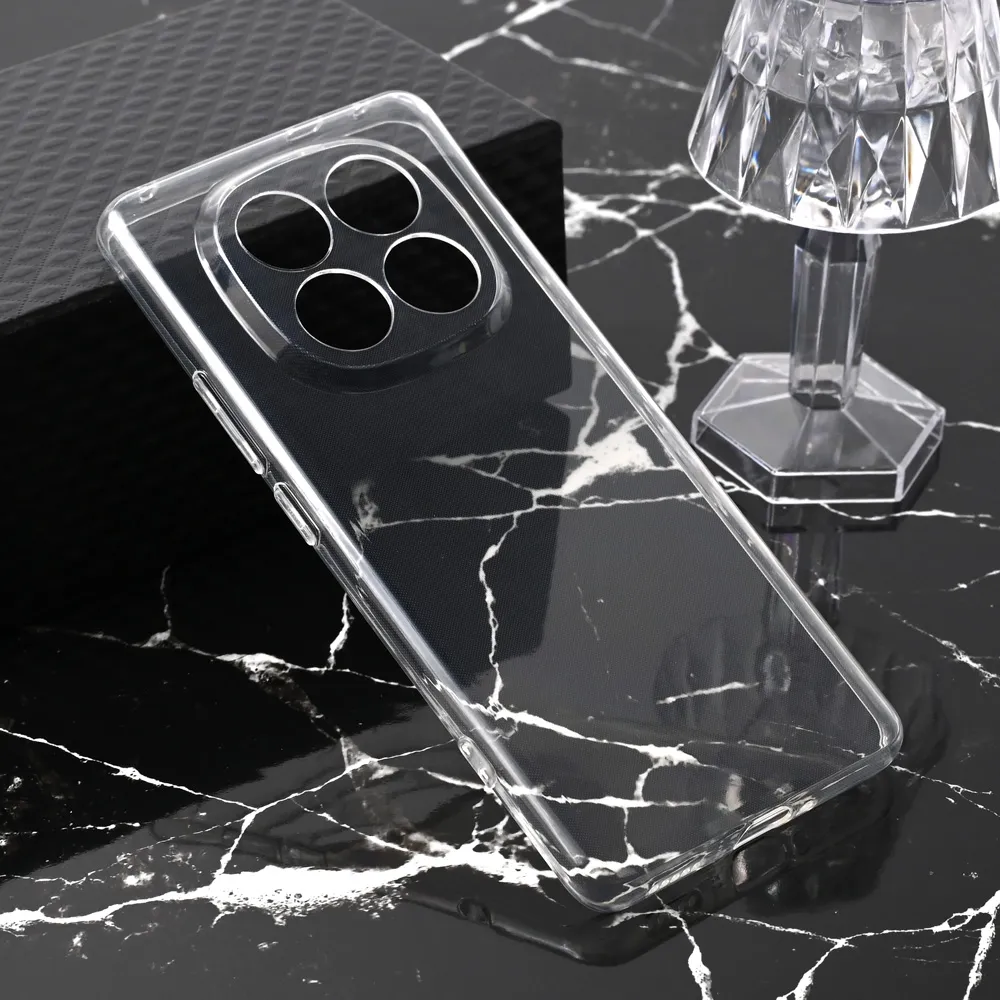 Maska silikonska Ultra Thin za Xiaomi Redmi Note 14 Pro 5G (EU) transparent