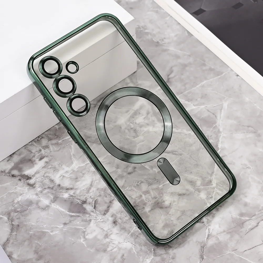Maska Magsafe Lux za Samsung A556B Galaxy A55 5G zelena