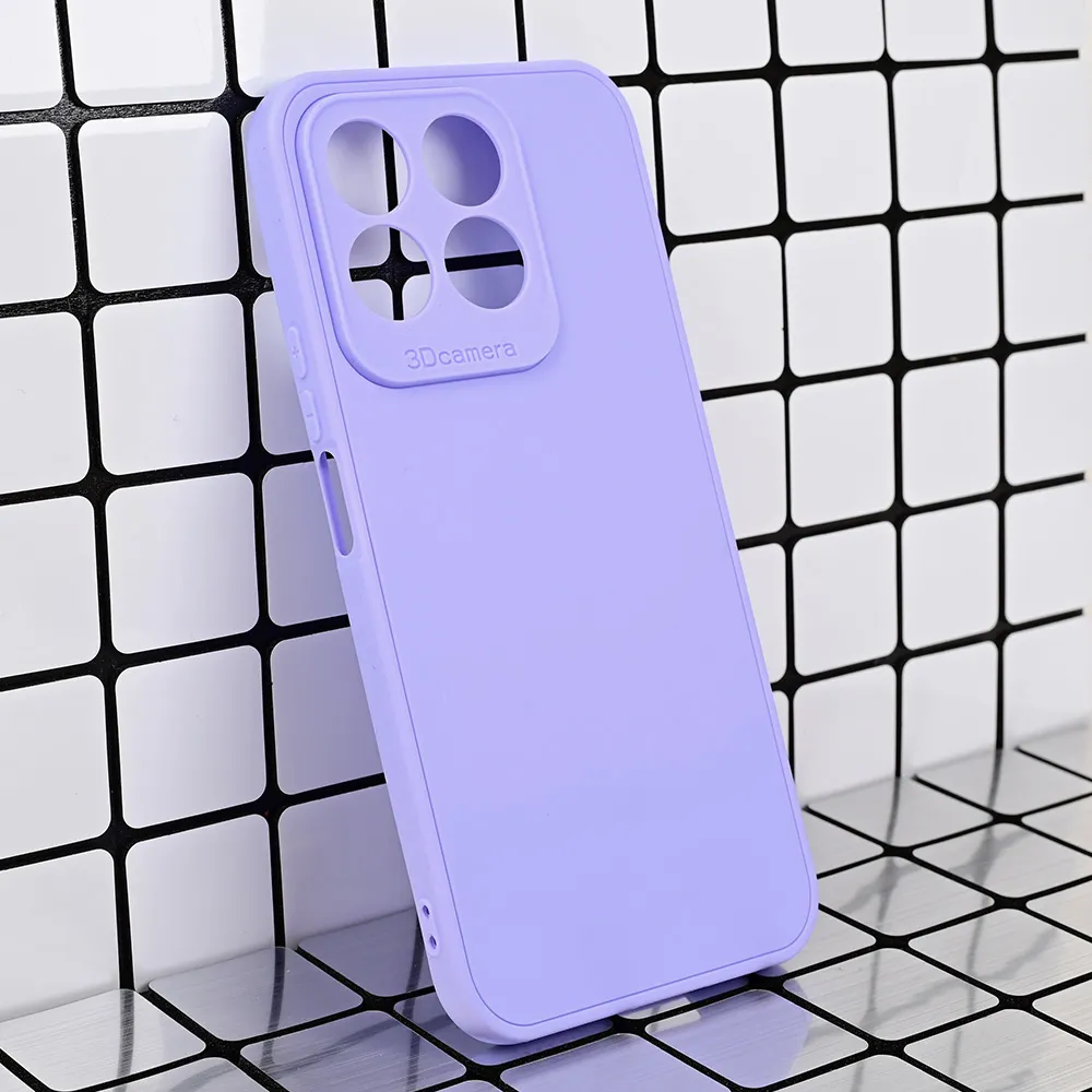 Maska 3D Camera za Honor X8b ljubicasta