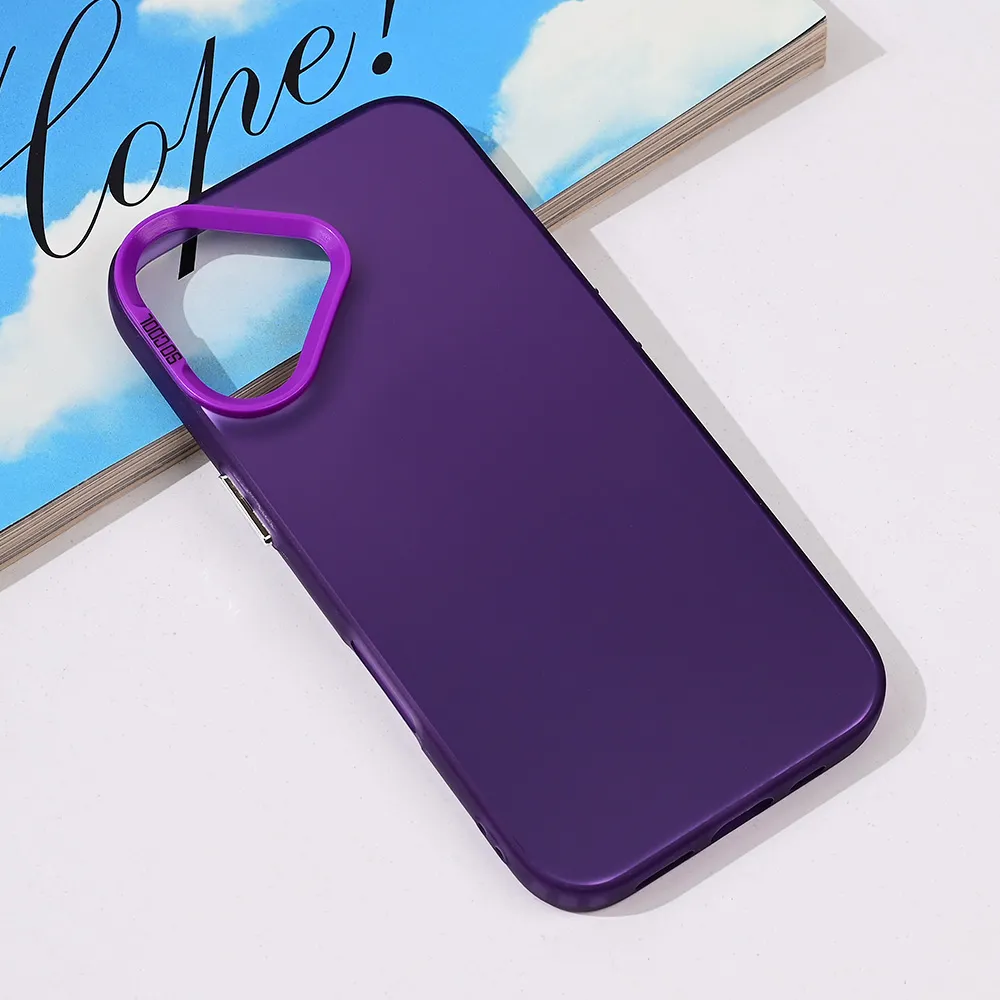 Maska Clear za iPhone 16 6.1 ljubicasta