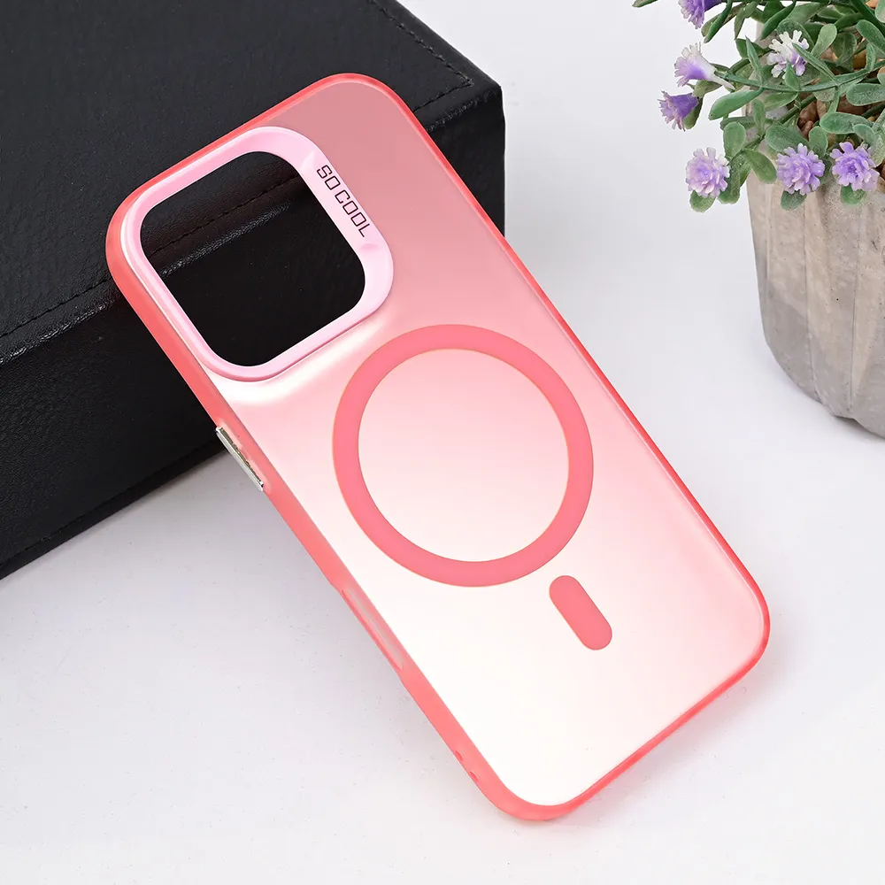 Maska Magsafe Clear za iPhone 16 Pro 6.3 roze