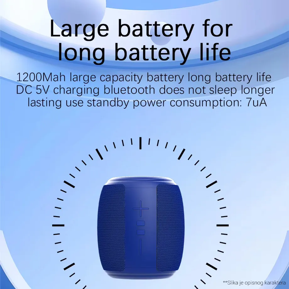 Bluetooth zvucnik LC-03 5W crni