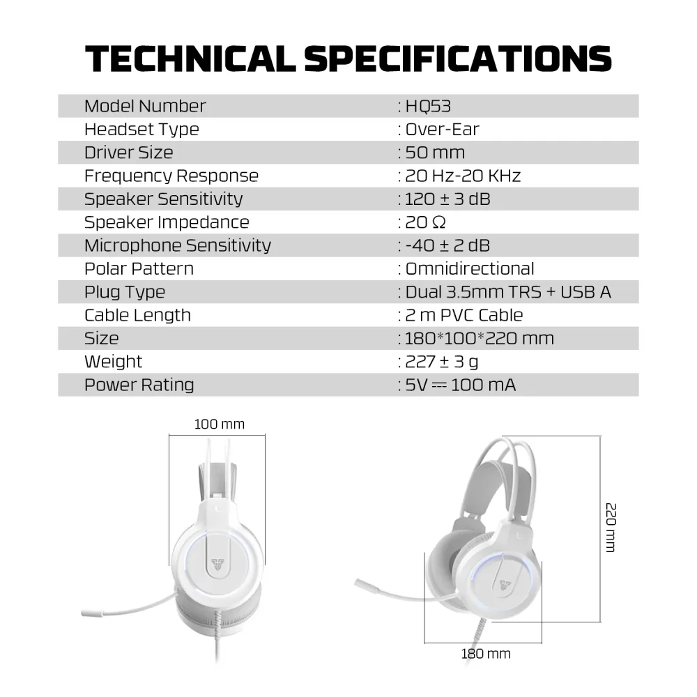 Slusalice Gaming Fantech HQ53 Flash Space Edition