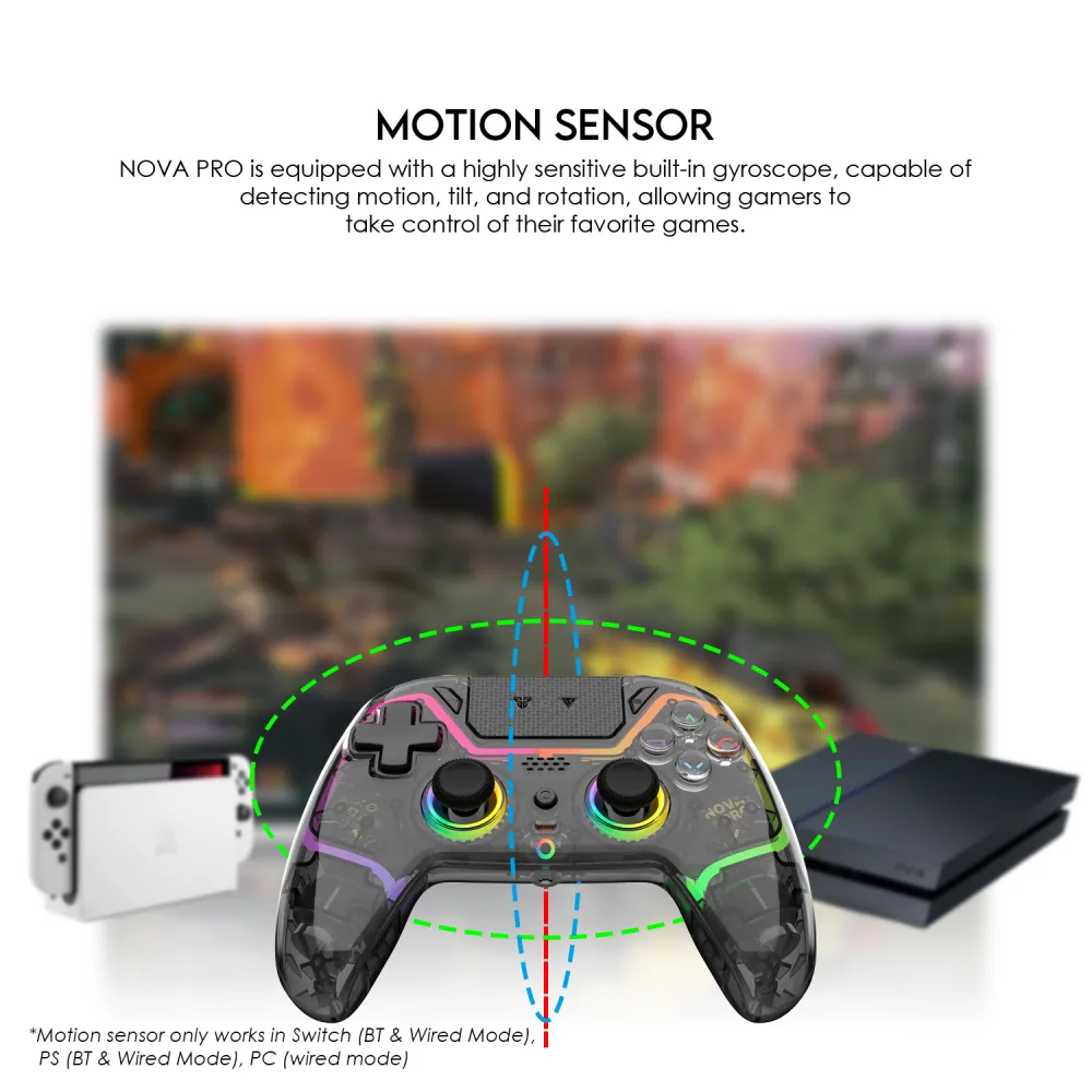 Joypad wireless Fantech WGP14V2 NOVA PRO multiplatform Rainbow