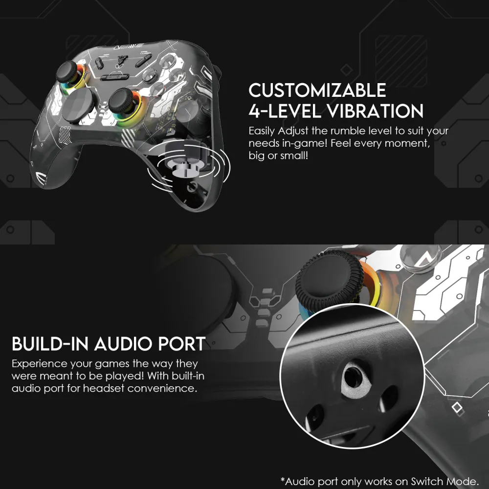 Joypad wireless Fantech WGP15 EOS PRO ORION multiplatform RGB crni