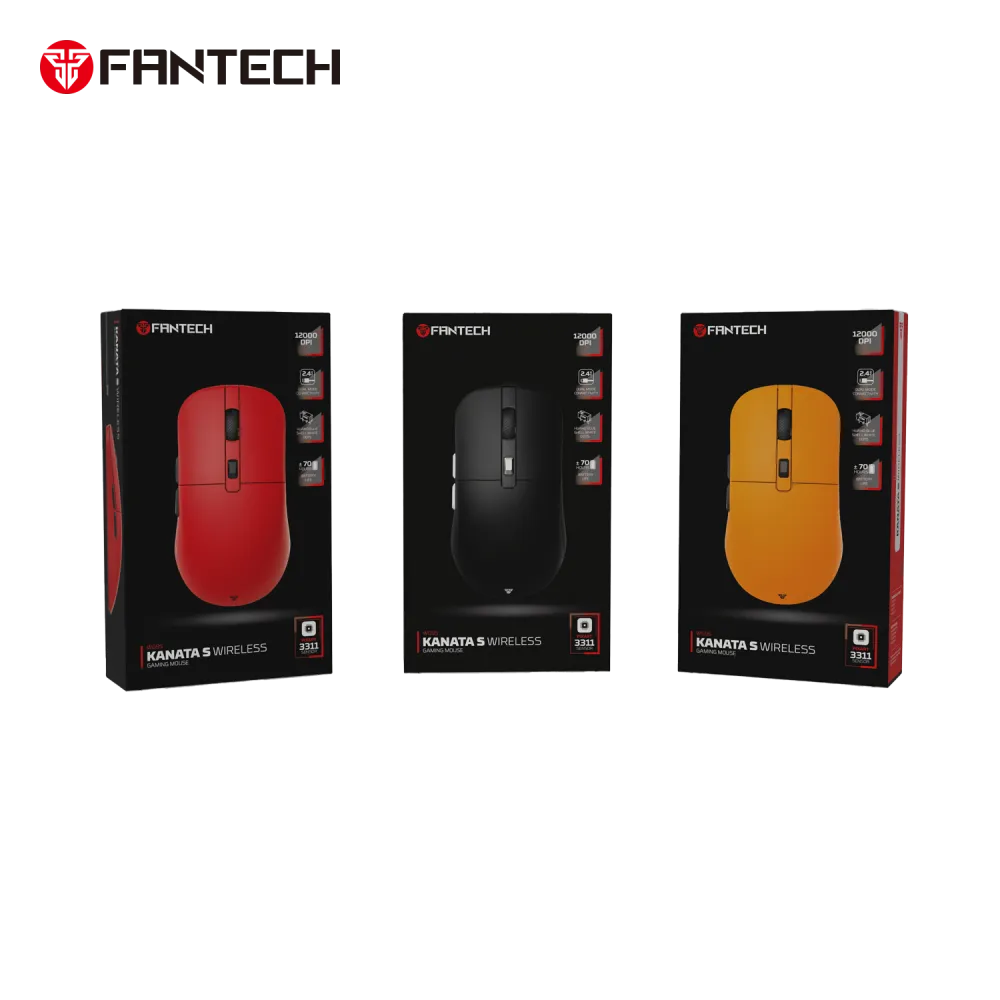 Mis Wireless Gaming Fantech WG9S Kanata S crni