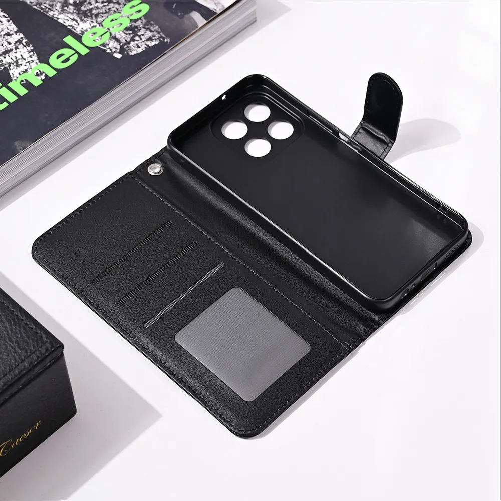Maska Wallet Romb za Honor X6b crna