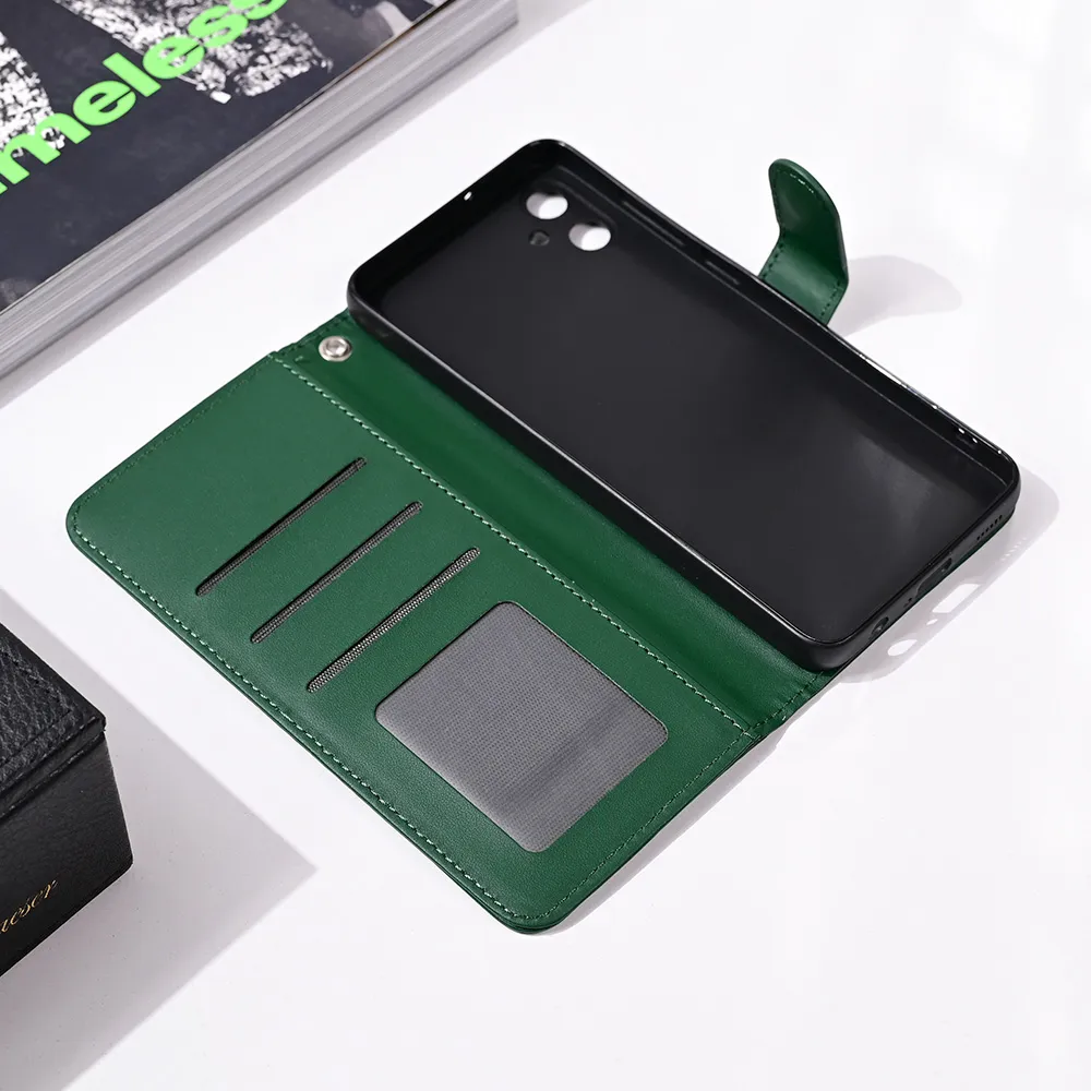 Maska Wallet Romb za Samsung A055F Galaxy A05 zelena