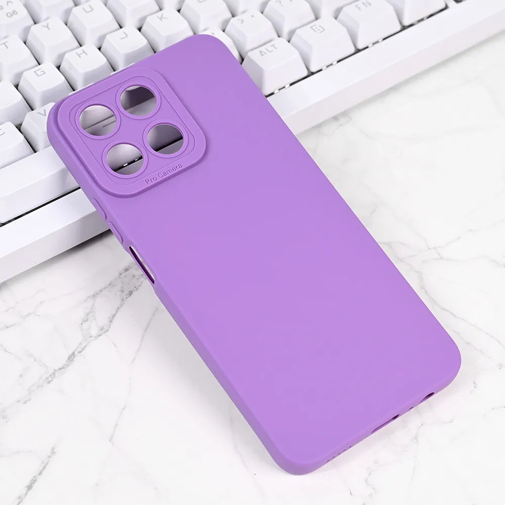 Maska Silikon Pro Camera za Honor 200 Smart/Honor X7c ljubicasta