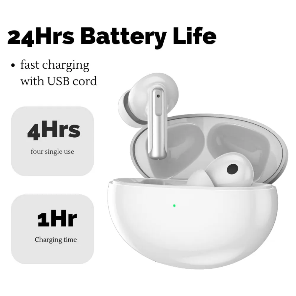 Bluetooth slusalice Airpods Soke XY-70 ANC bele