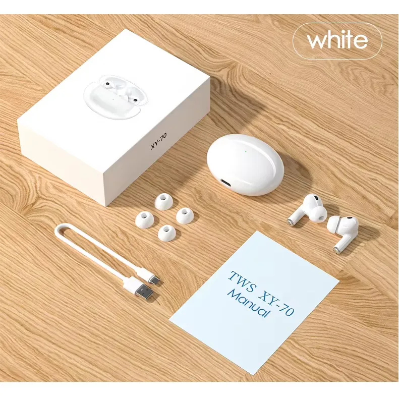 Bluetooth slusalice Airpods Soke XY-70 ANC bele