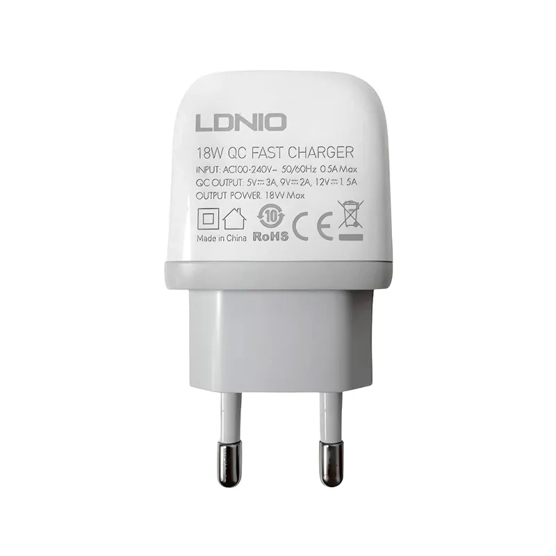 Kucni punjac LDNIO A1209Q QC3.0, 18W beli