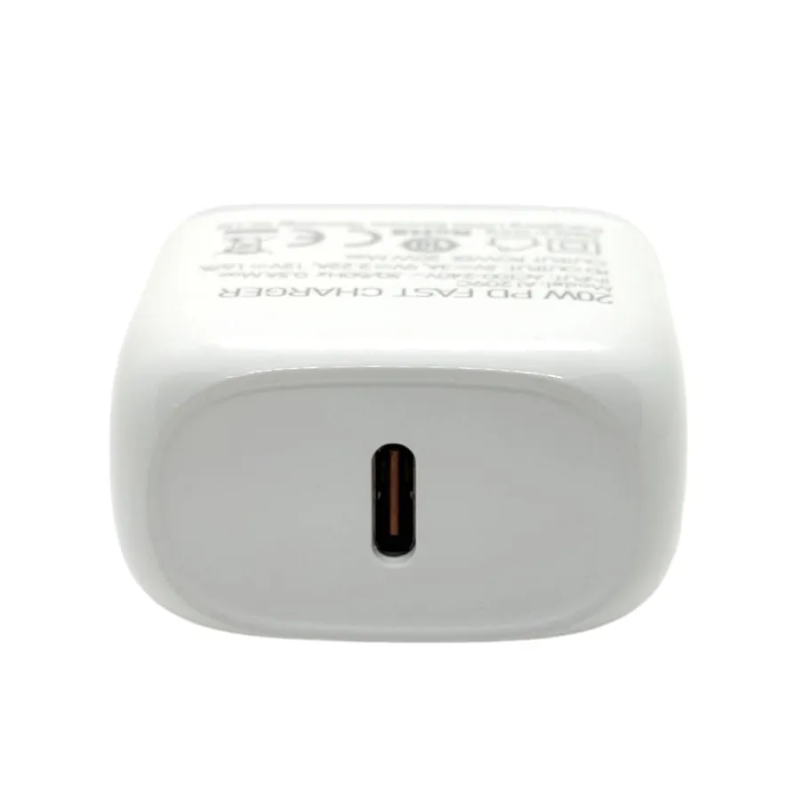 Kucni punjac LDNIO A1209C PD, 20W sa Type C na Type C kablom beli