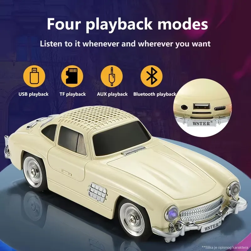 Bluetooth zvucnik WS-300SL crni