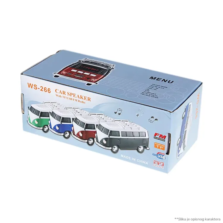 Bluetooth zvucnik WS-266 plavi