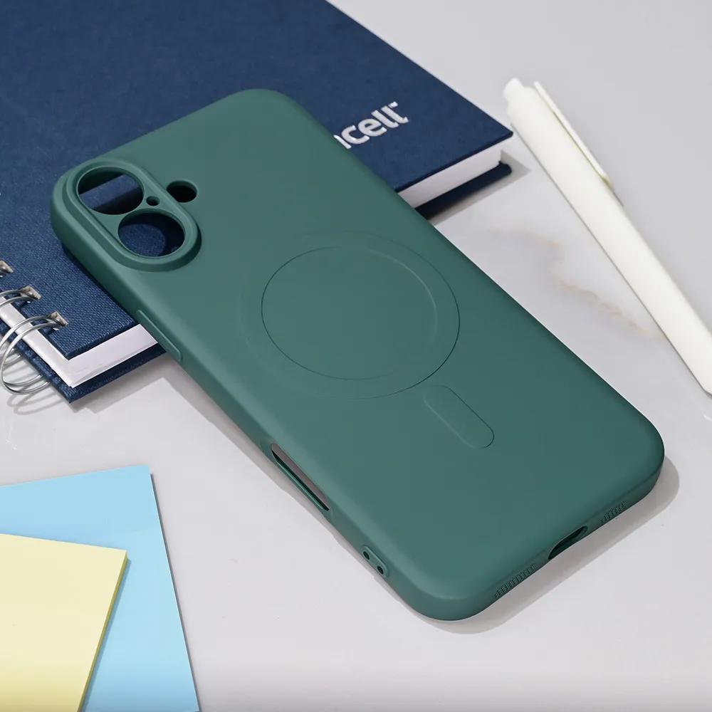 Maska Teracell Giulietta Magsafe za iPhone 16 Plus 6.7 tamno zelena