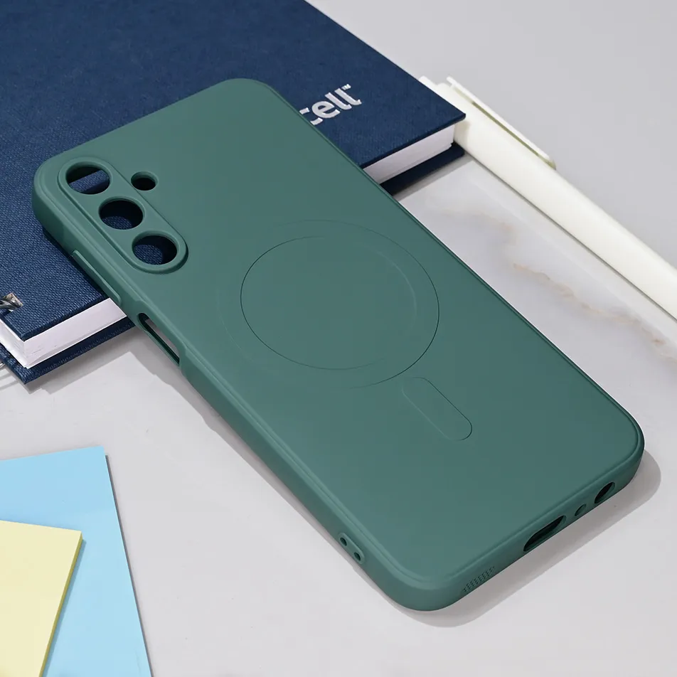 Maska Teracell Giulietta Magsafe za Samsung A156B Galaxy A15 5G tamno zelena