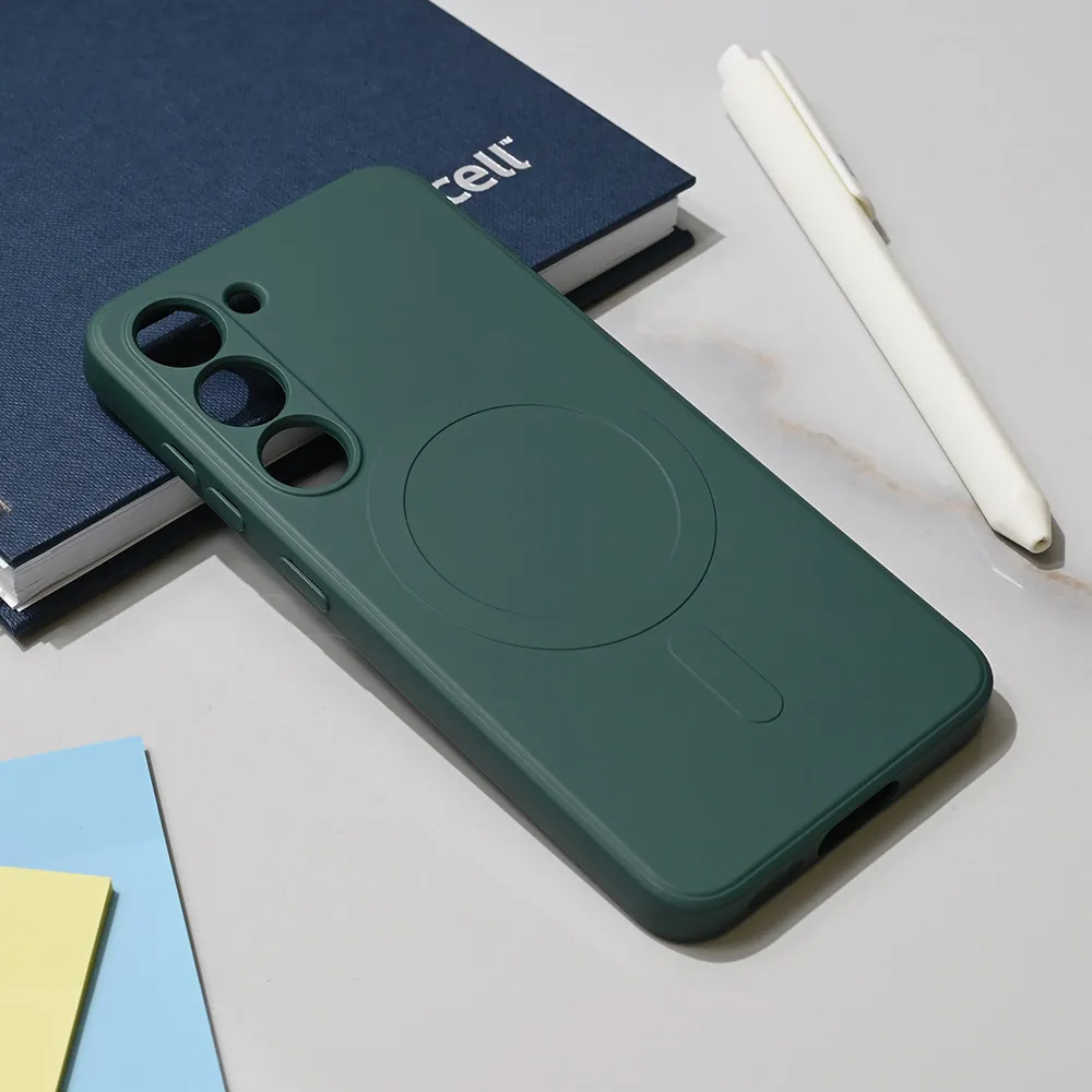 Maska Teracell Giulietta Magsafe za Samsung S911B Galaxy S23 tamno zelena