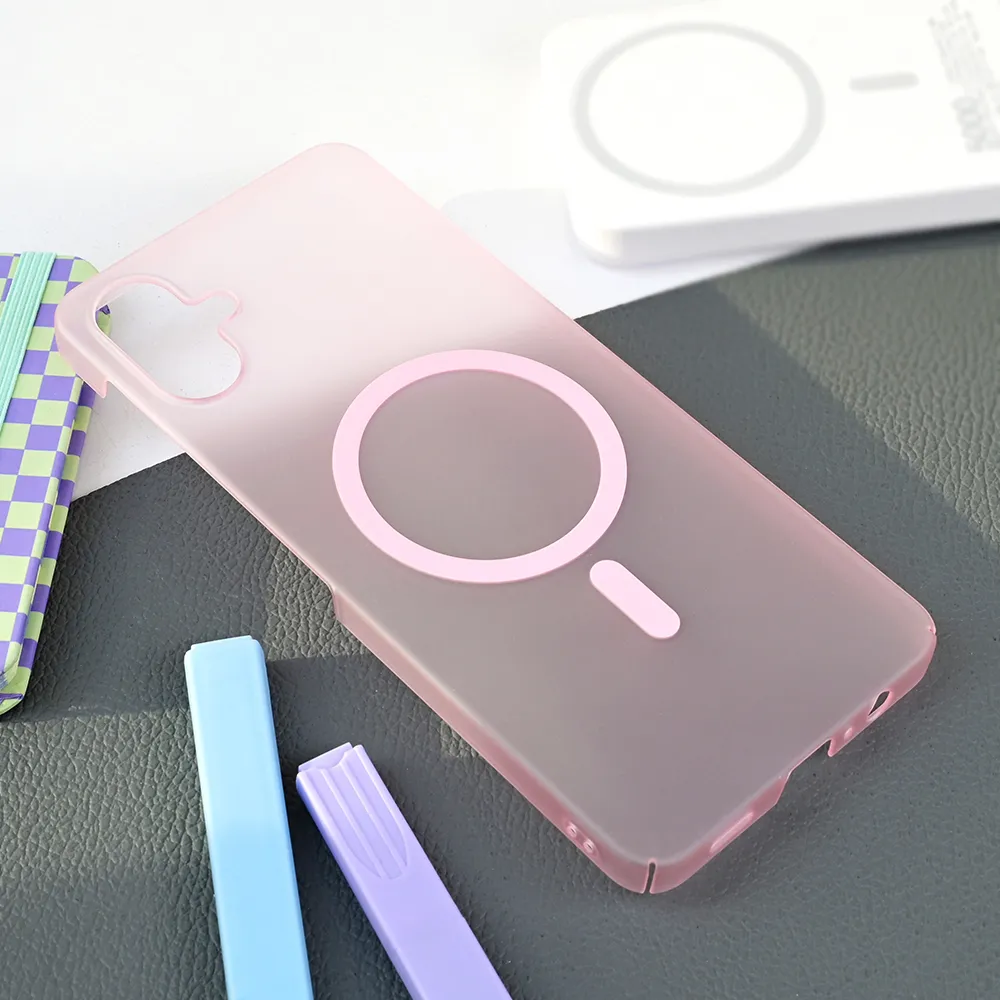 Maska Magsafe Matte PC za Samsung A065F Galaxy A06 roze
