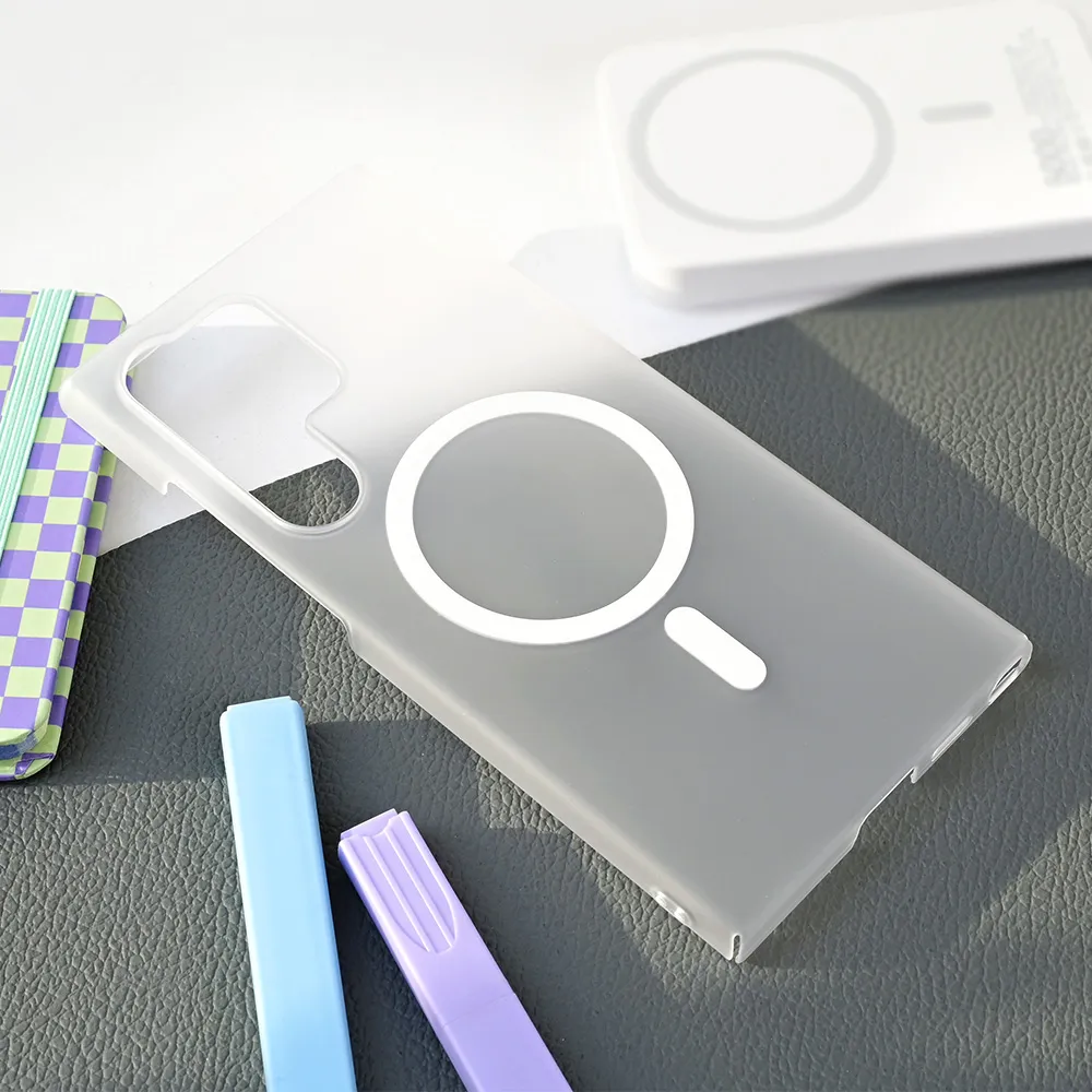 Maska Magsafe Matte PC za Samsung S928B Galaxy S24 Ultra bela