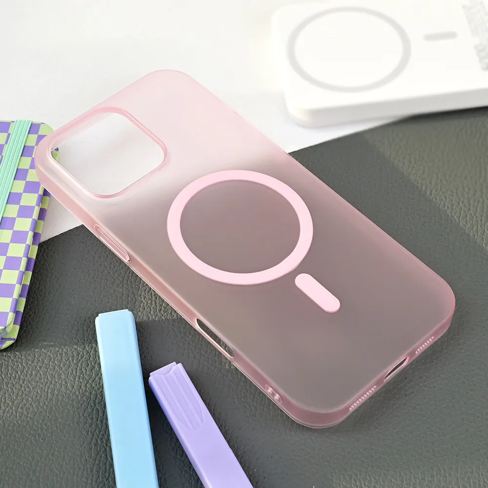 Maska Magsafe Matte PC za iPhone 16 Pro Max 6.9 roze