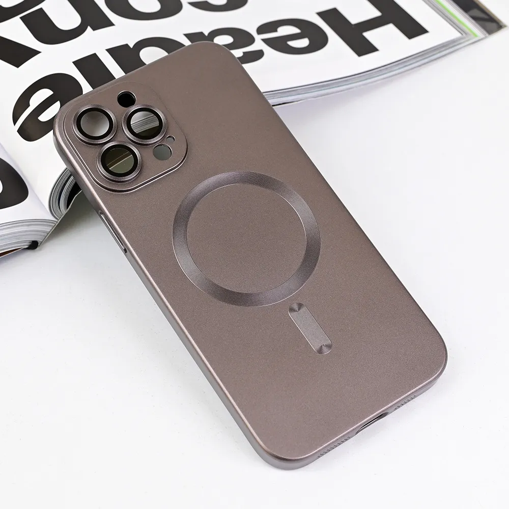Maska Magsafe Chrome za iPhone 13 Pro Max 6.7 siva