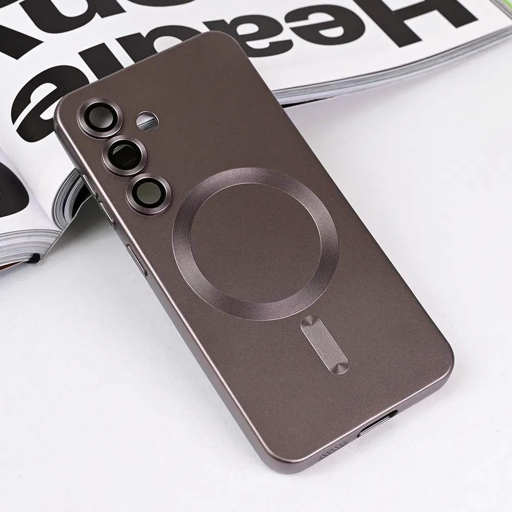 Maska Magsafe Chrome za Samsung S921B Galaxy S24 siva