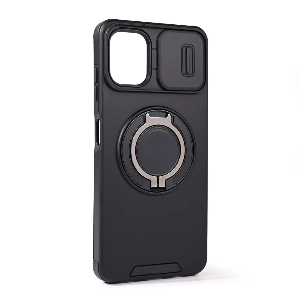 Maska CamShield Ring stand za Samsung A065F Galaxy A06 crna