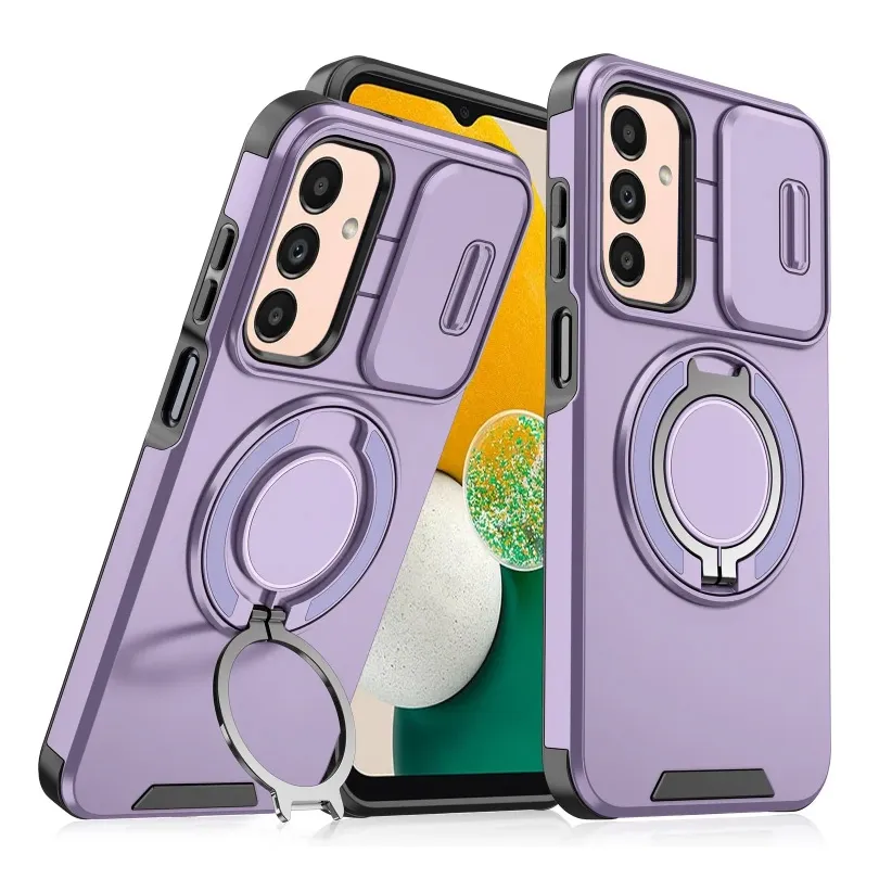 Maska CamShield Ring stand za Samsung A165F Galaxy A16 ljubicasta