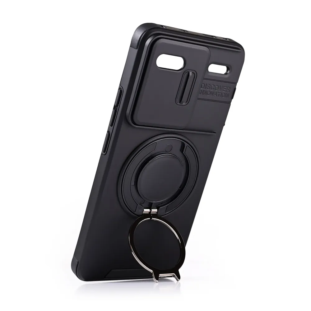 Maska CamShield Ring stand za Xiaomi Redmi Note 13 Pro Plus (EU) crna