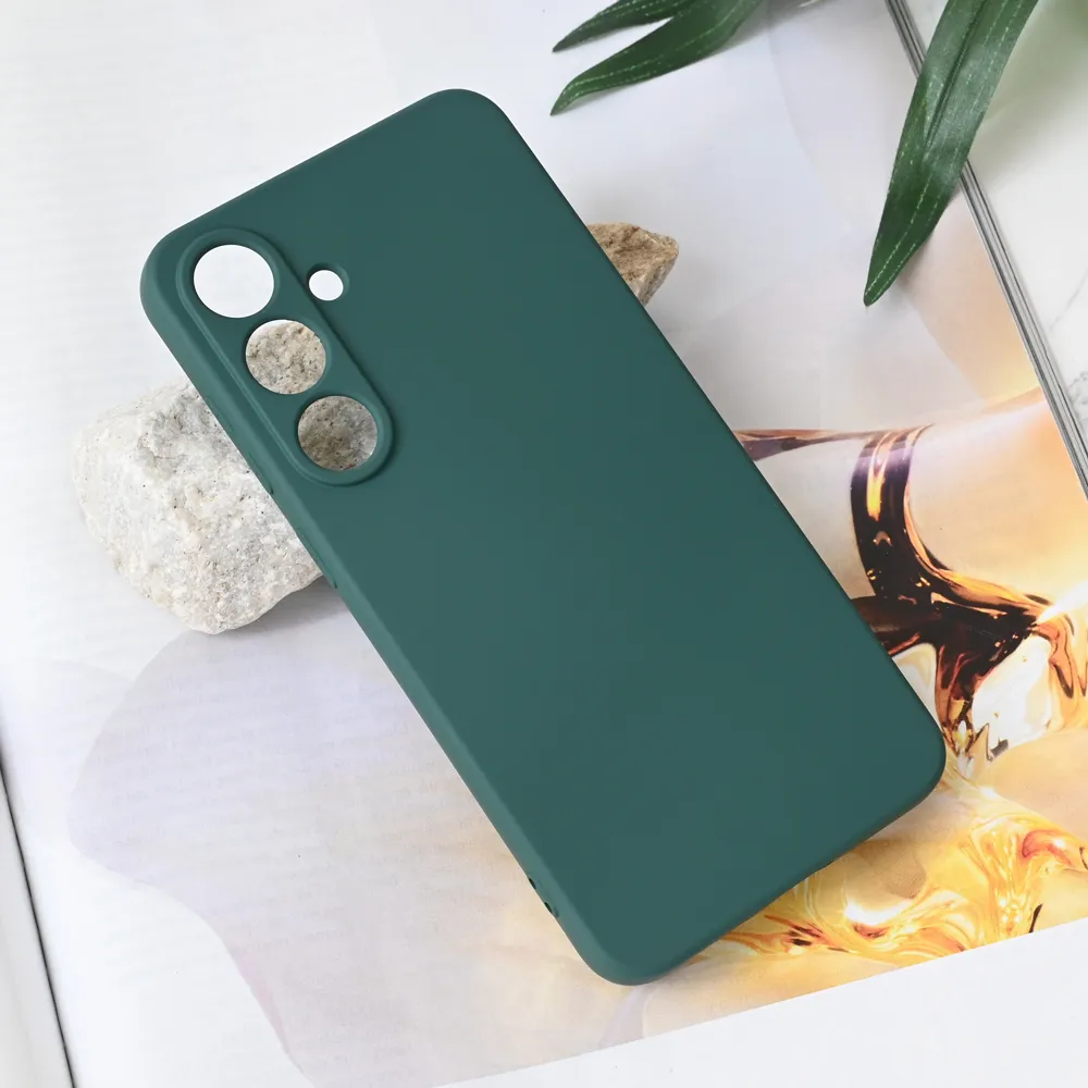 Maska Teracell Soft Velvet za Samsung S936B Galaxy S25 Plus tamno zelena