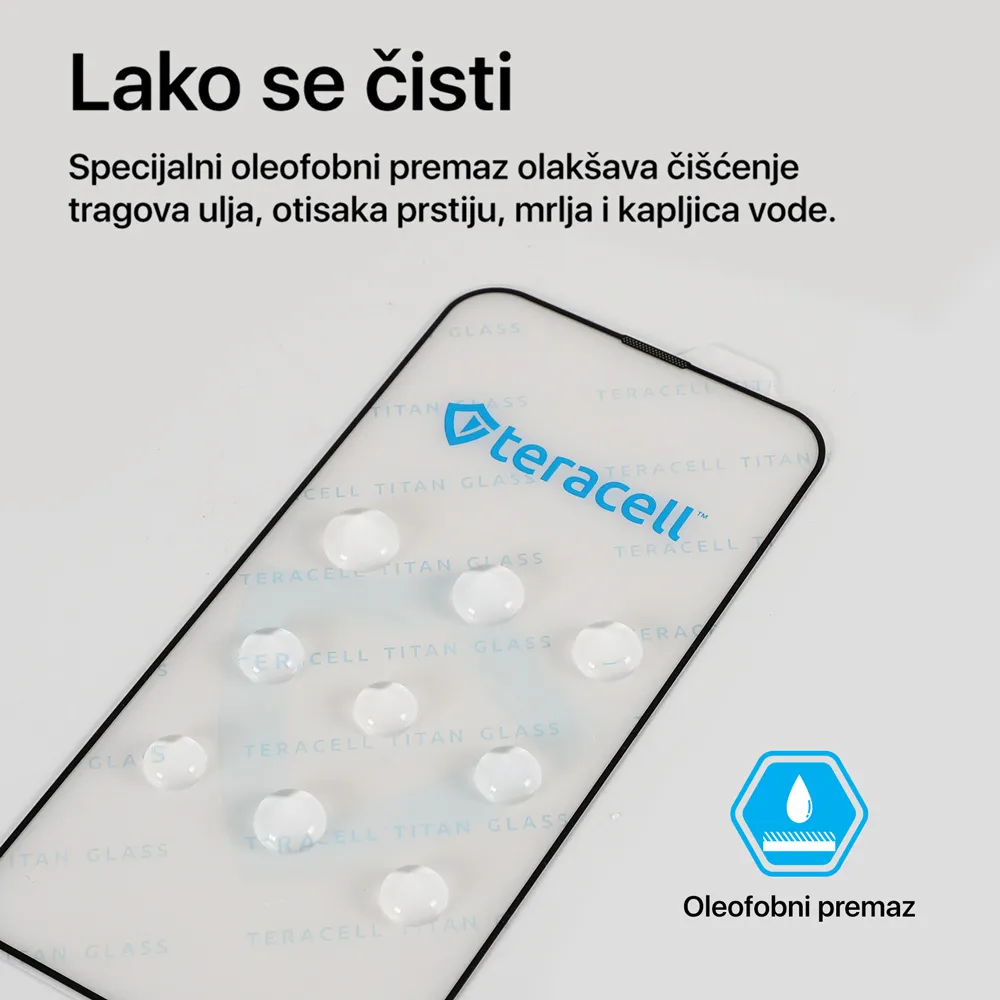 Zastitno staklo Zastitno staklo Teracell Titan 2.5D za Honor X7b crni