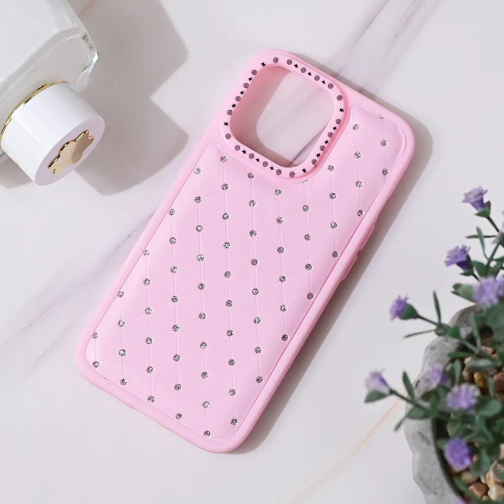 Maska Bling za iPhone 13 Pro 6.1 roze