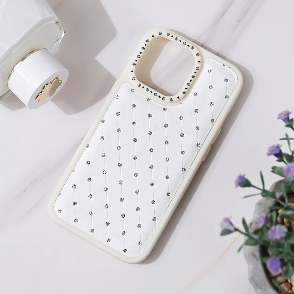 Maska Bling za iPhone 13 Pro 6.1 bela