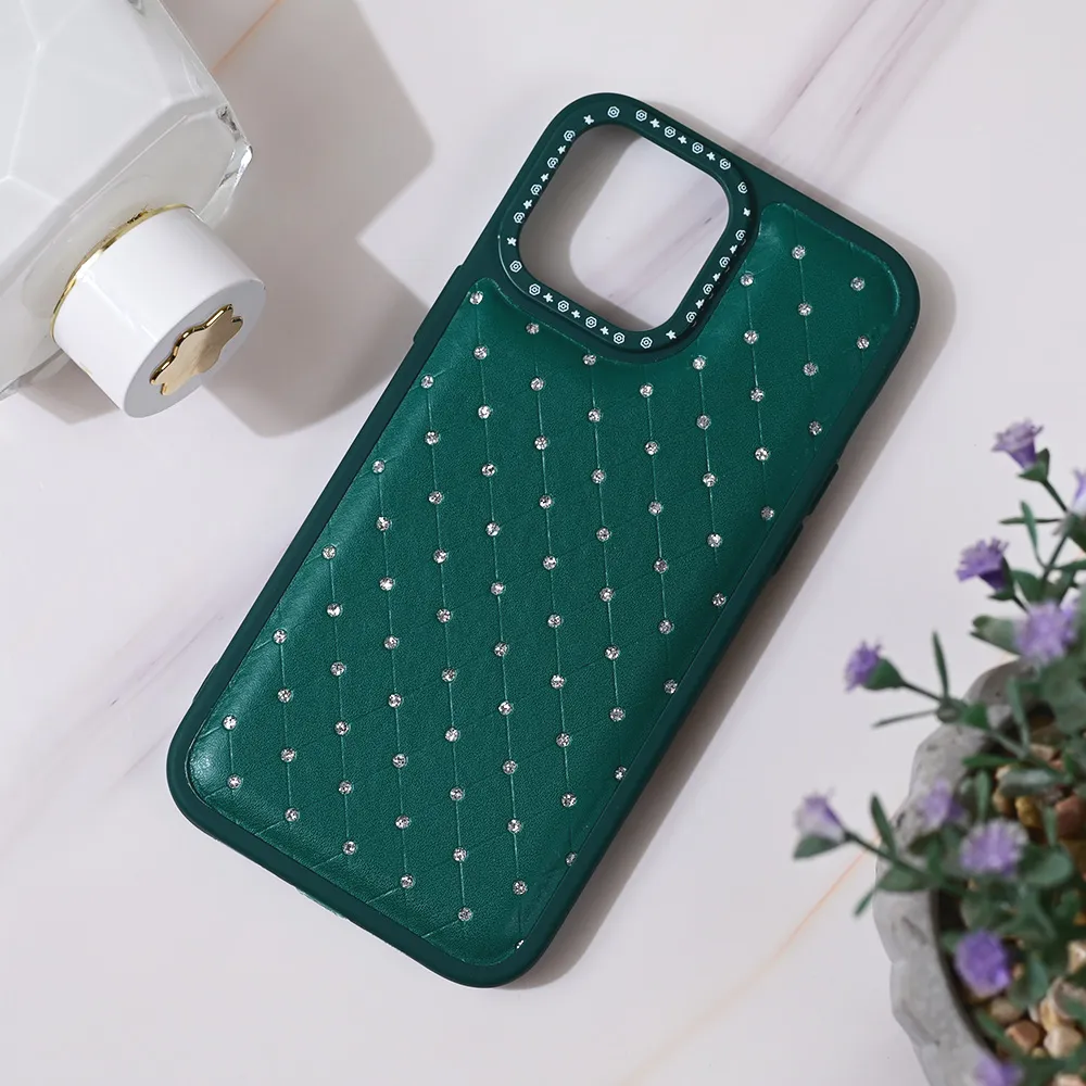 Maska Bling za iPhone 13 Pro Max 6.7 zelena