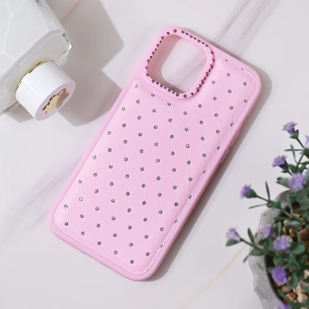 Maska Bling za iPhone 13 Pro Max 6.7 roze