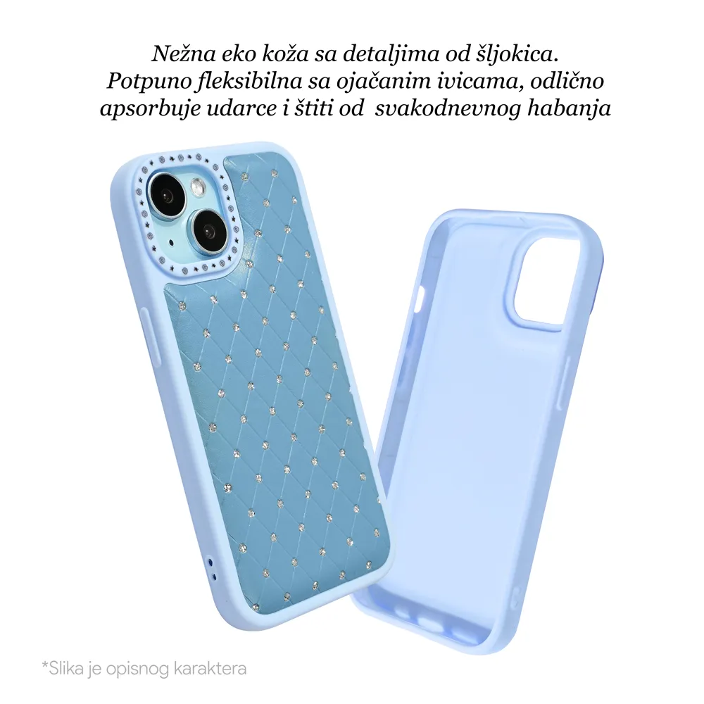Maska Bling za iPhone 14 6.1 plava