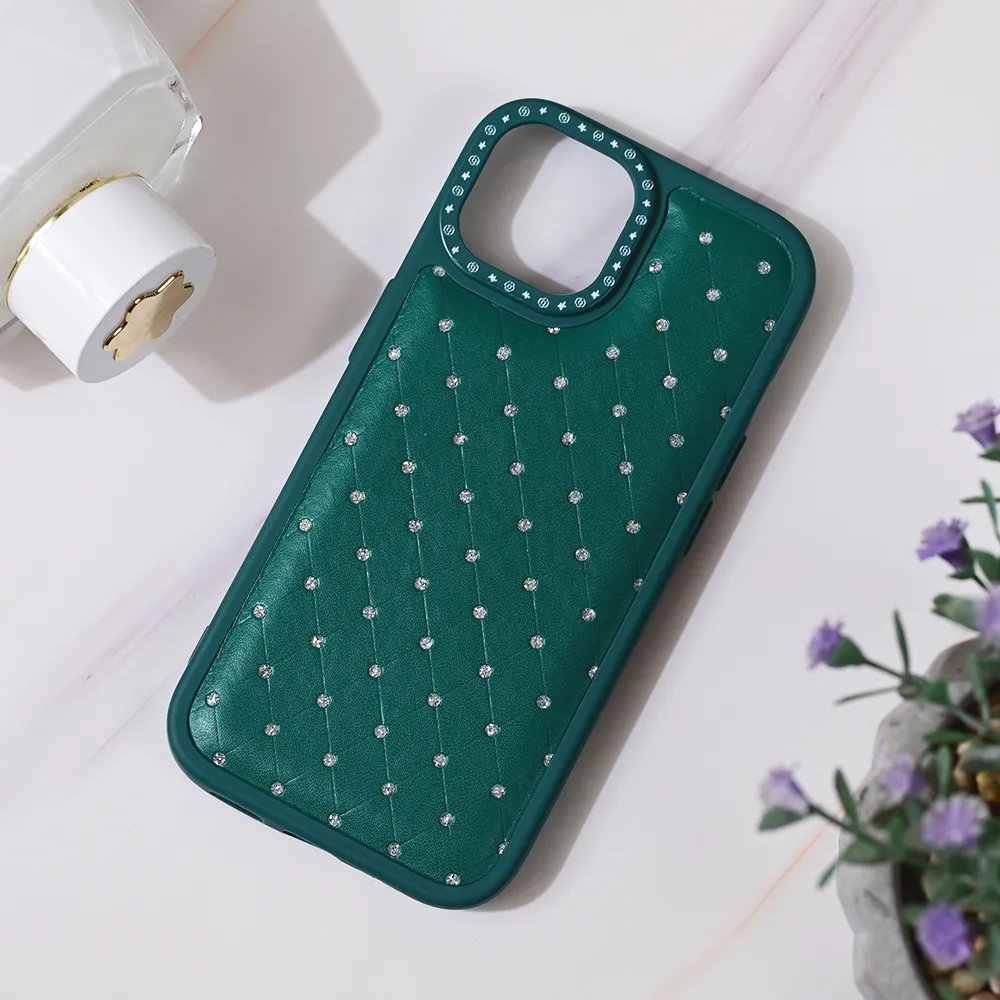 Maska Bling za iPhone 15 6.1 zelena