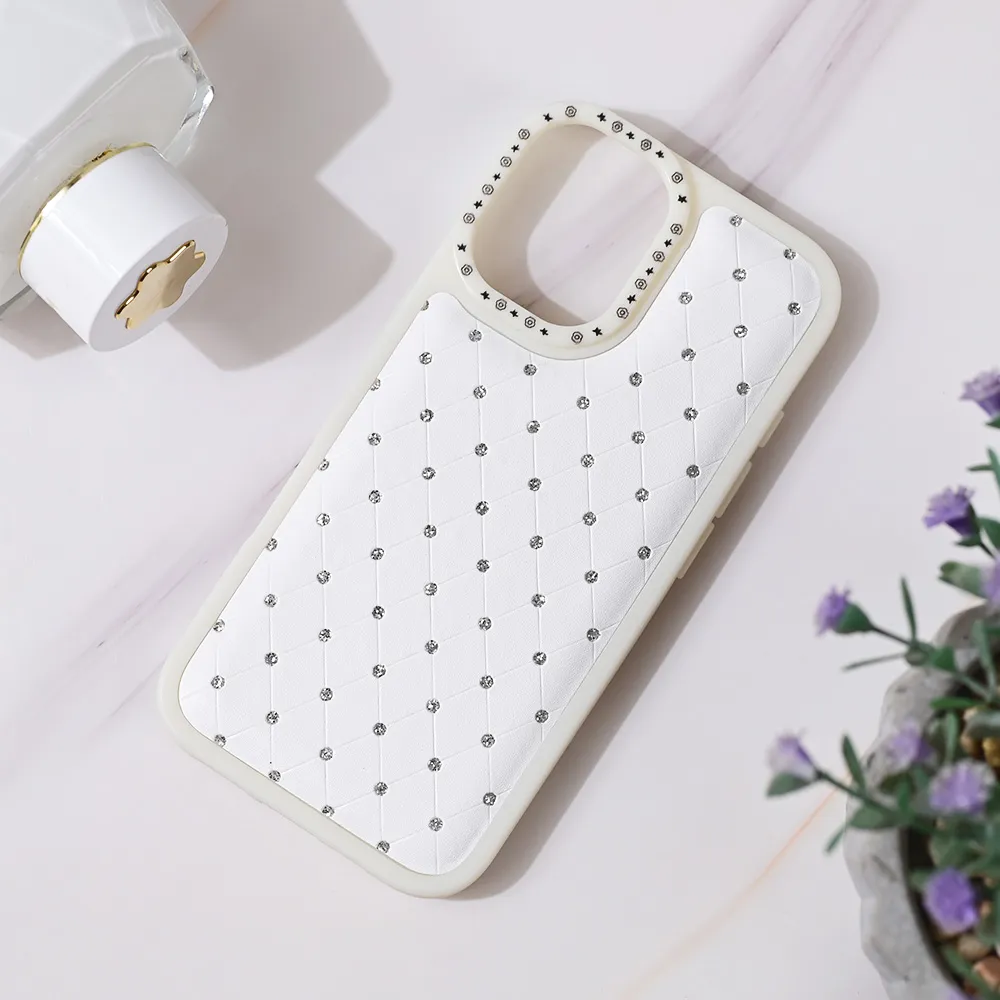 Maska Bling za iPhone 16 6.1 bela