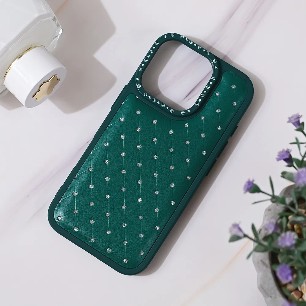 Maska Bling za iPhone 16 Pro 6.3 zelena