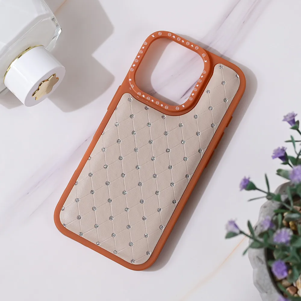 Maska Bling za iPhone 16 Pro 6.3 braon