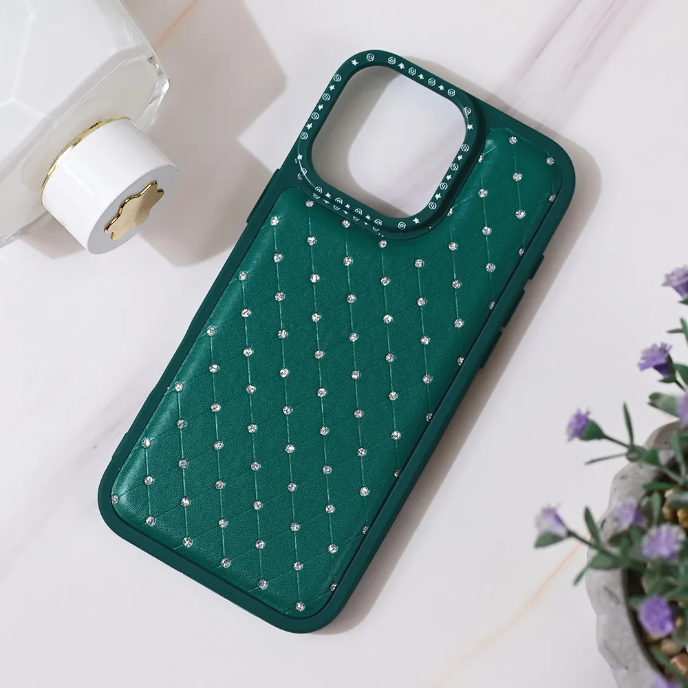 Maska Bling za iPhone 16 Pro Max 6.9 zelena