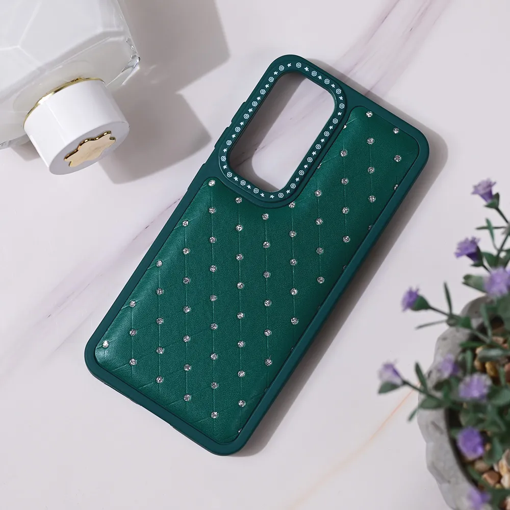 Maska Bling za Samsung S921B Galaxy S24 zelena