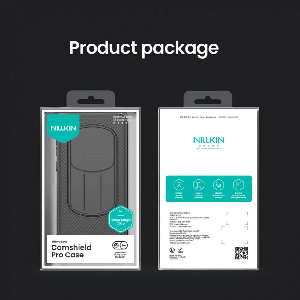 Maska Nillkin CamShield Pro za Honor Magic 7 Pro crna