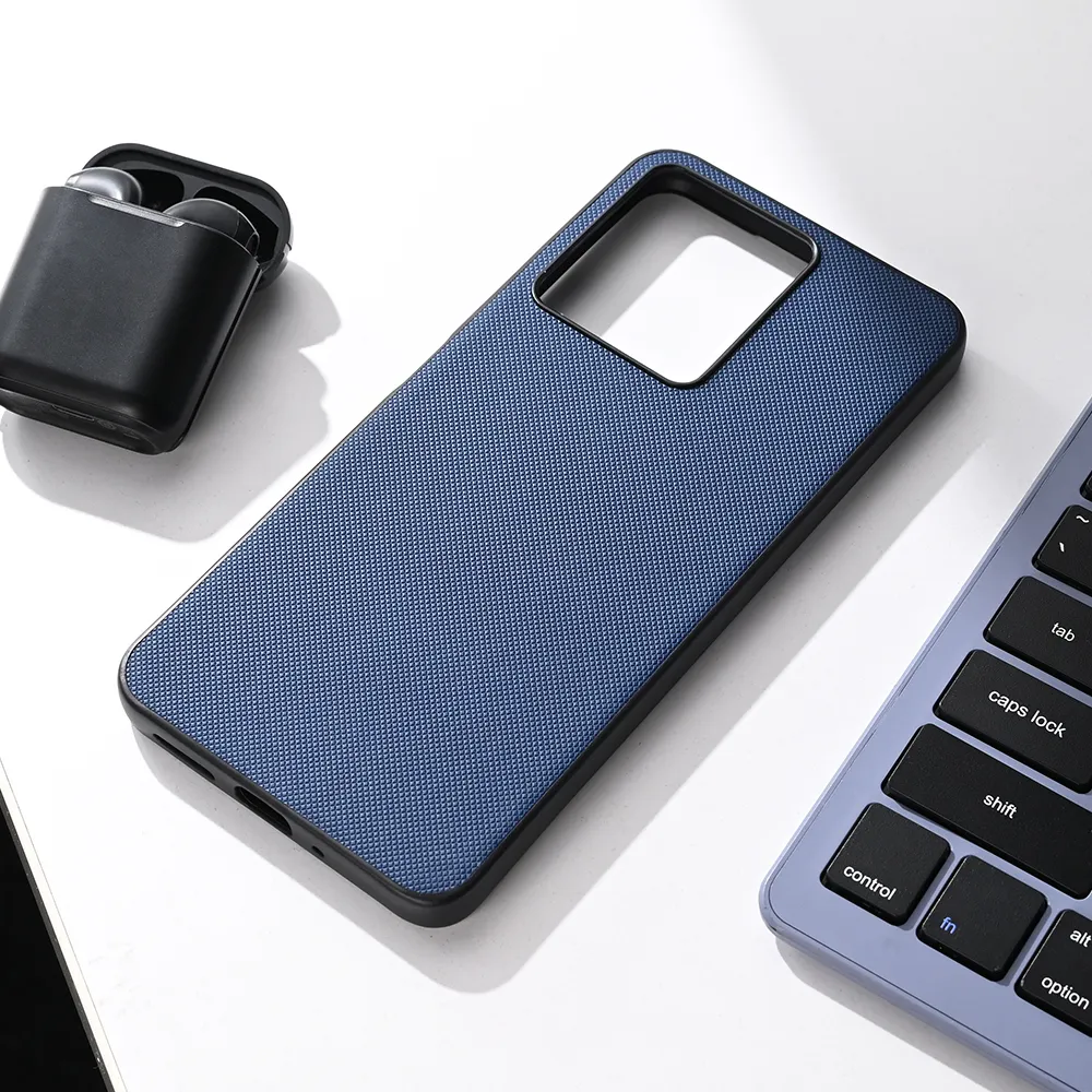 Maska Teracell Scrub za Xiaomi Redmi 13C tamno plava
