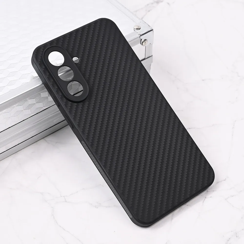 Maska Carbon fiber za Samsung A566B Galaxy A56 5G crna