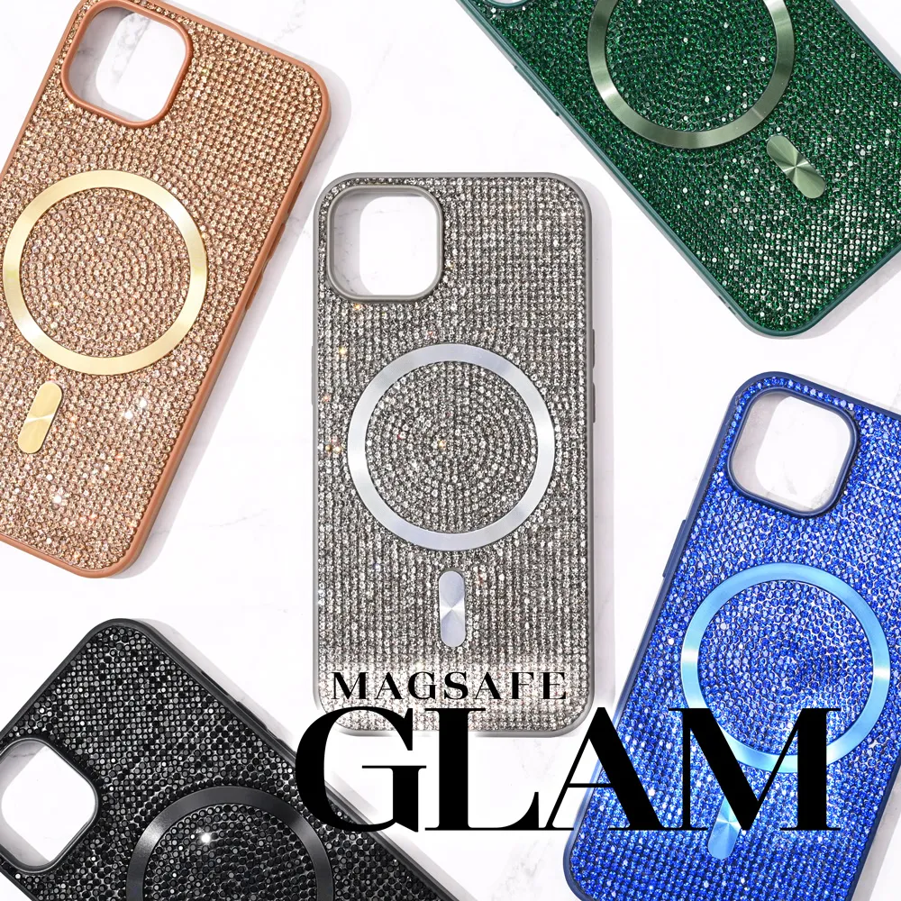 Maska Magsafe Glam za iPhone 16 Pro 6.3 zelena