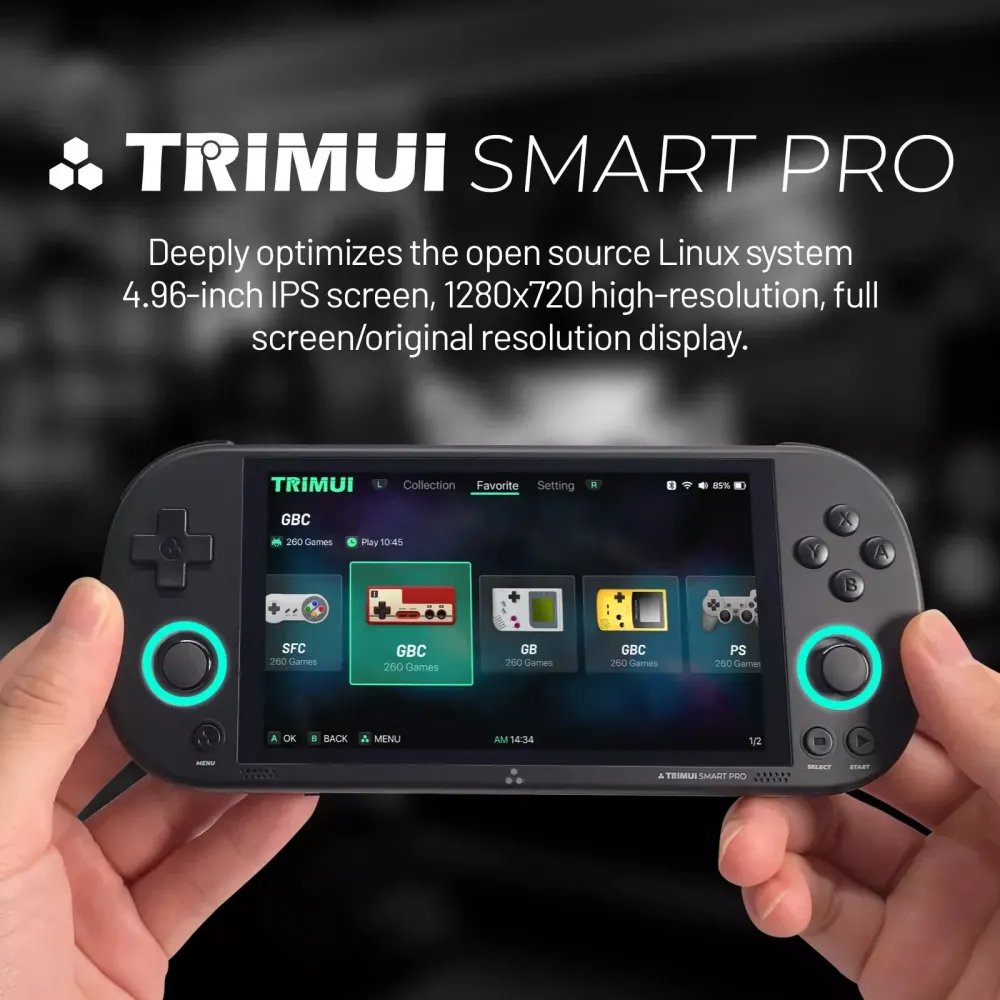 Konzola za igranje TrimUI Smart PRO 64G crna
