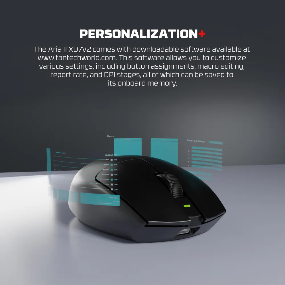 Mis Wireless Gaming Fantech XD7V2 Aria II beli